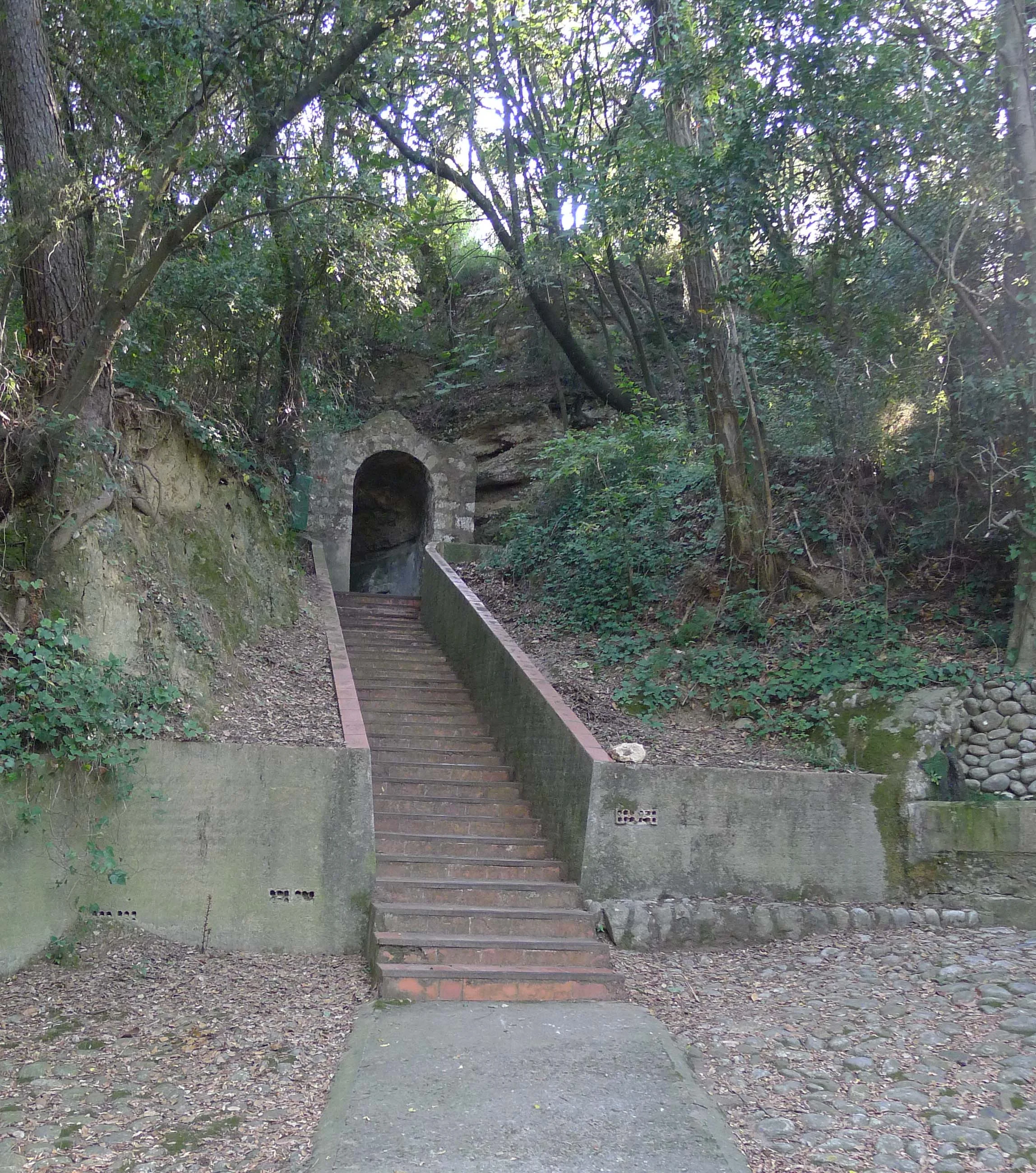 La font i el rentador de Sant Miquel de Fluvià