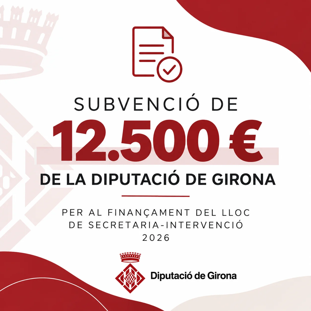 Subvenció Diputació de Girona